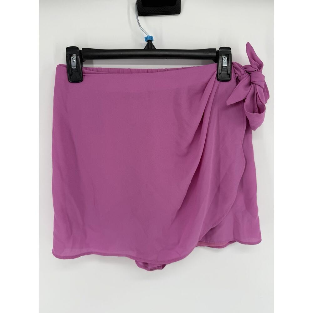 NEW Show Me Your Mumu Wrap Marsha Skort Pink Purple Size Medium